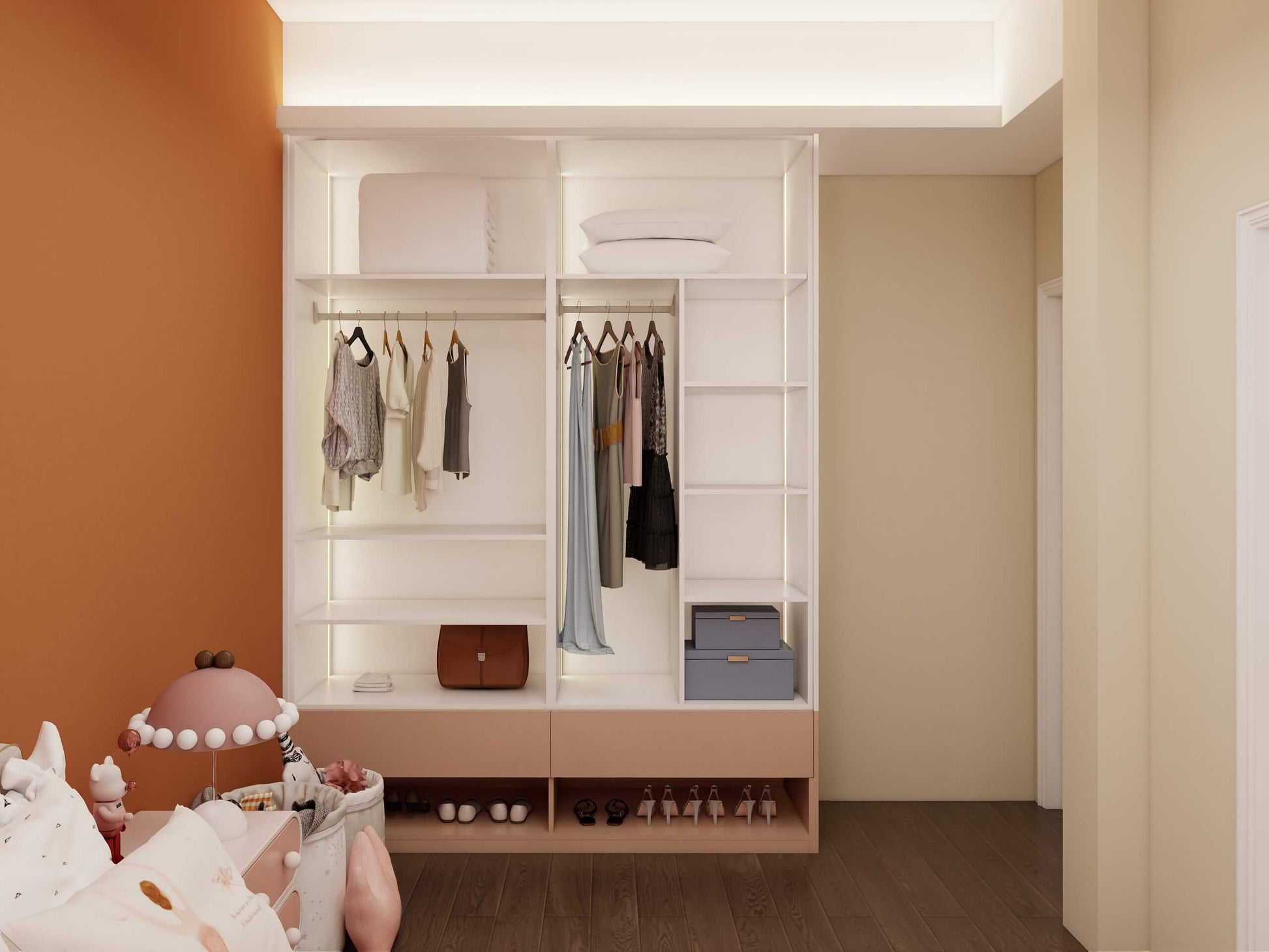 Children's Bedroom Closet Design 1-2