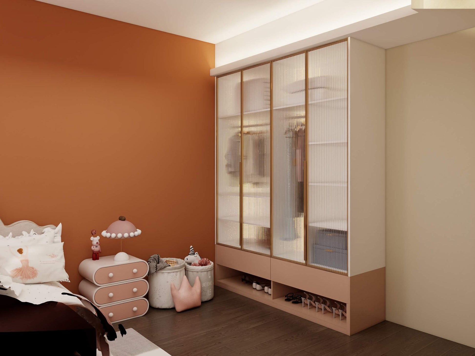 Children's Bedroom Closet Design 1-3