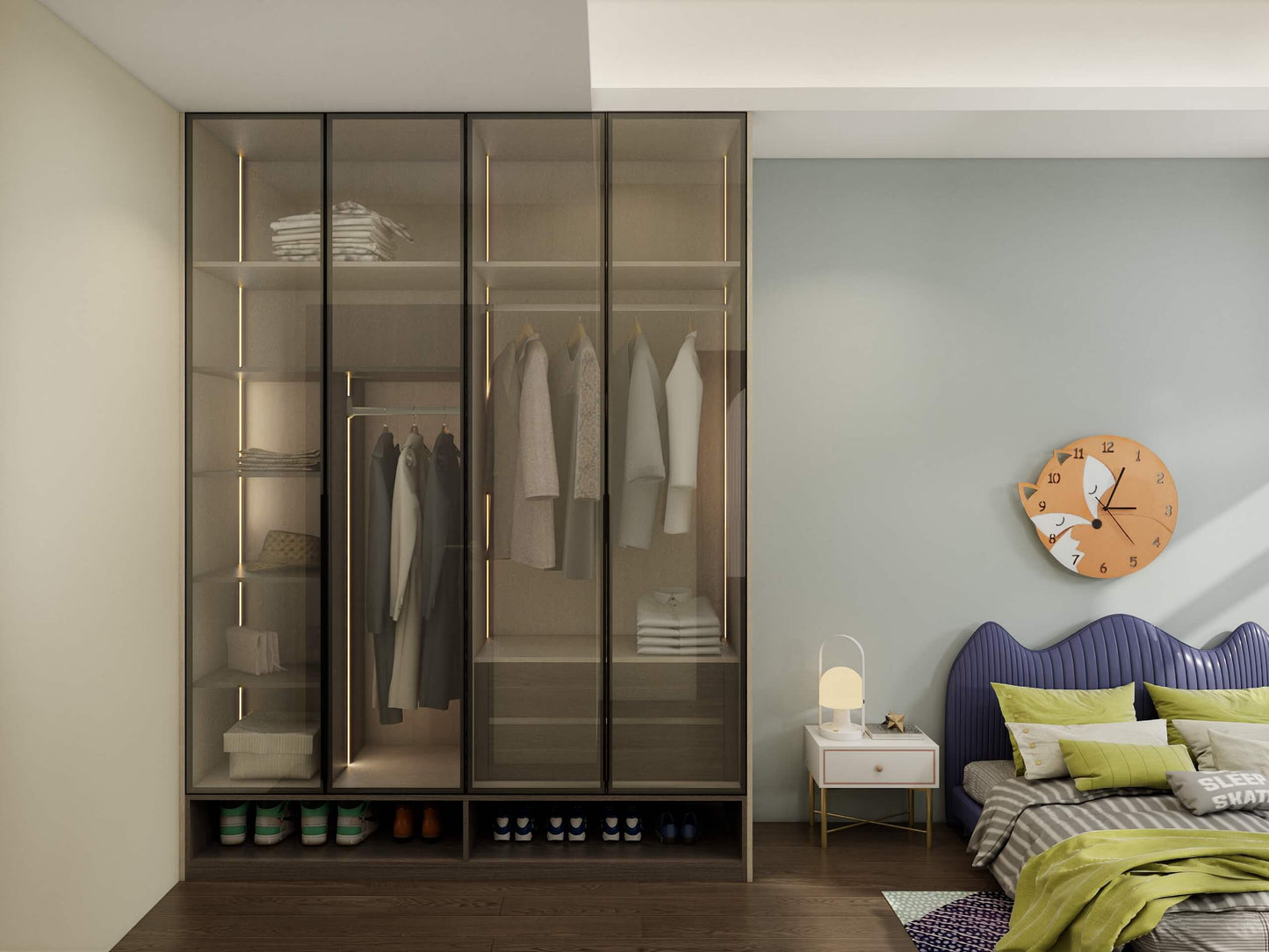 Children's Bedroom Closet Design 2-1