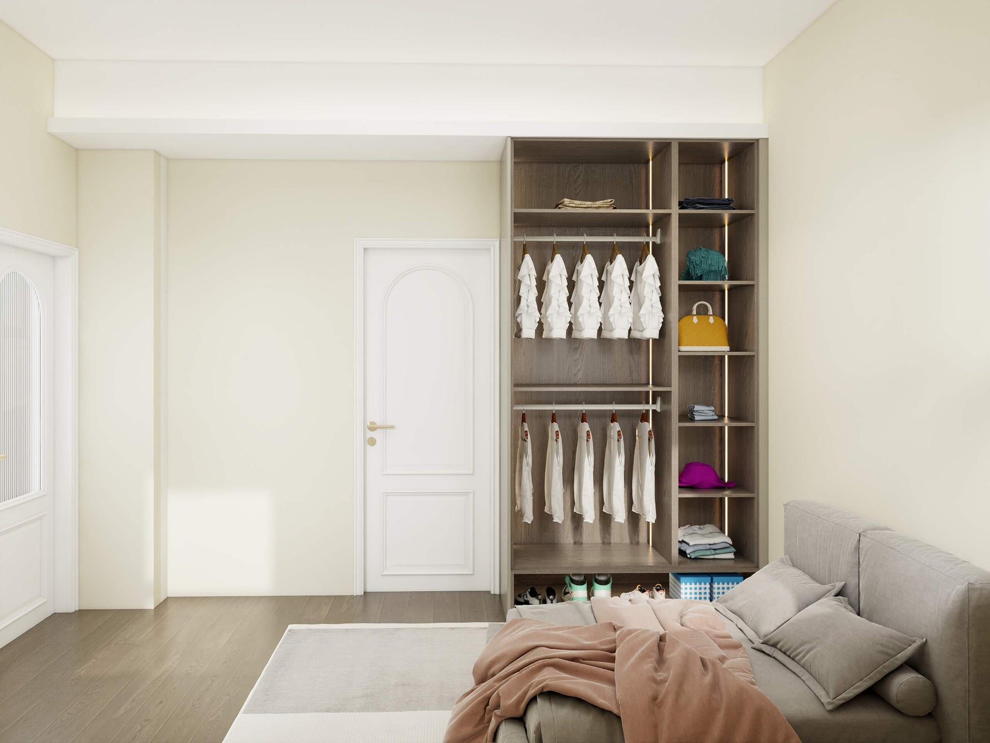 Guest's Bedroom Closet Design 1-2