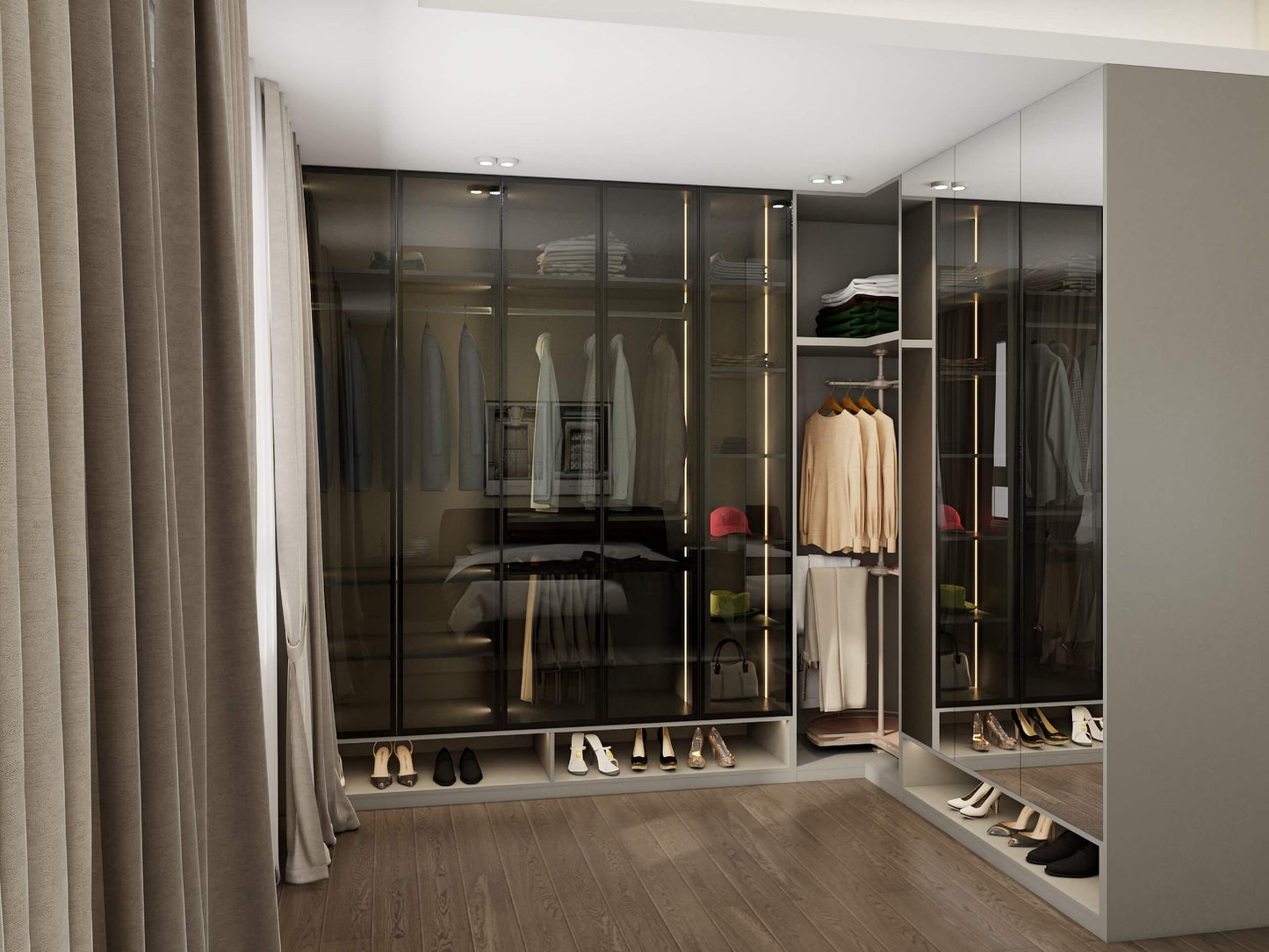 Master's Bedroom Closet Design 1-1