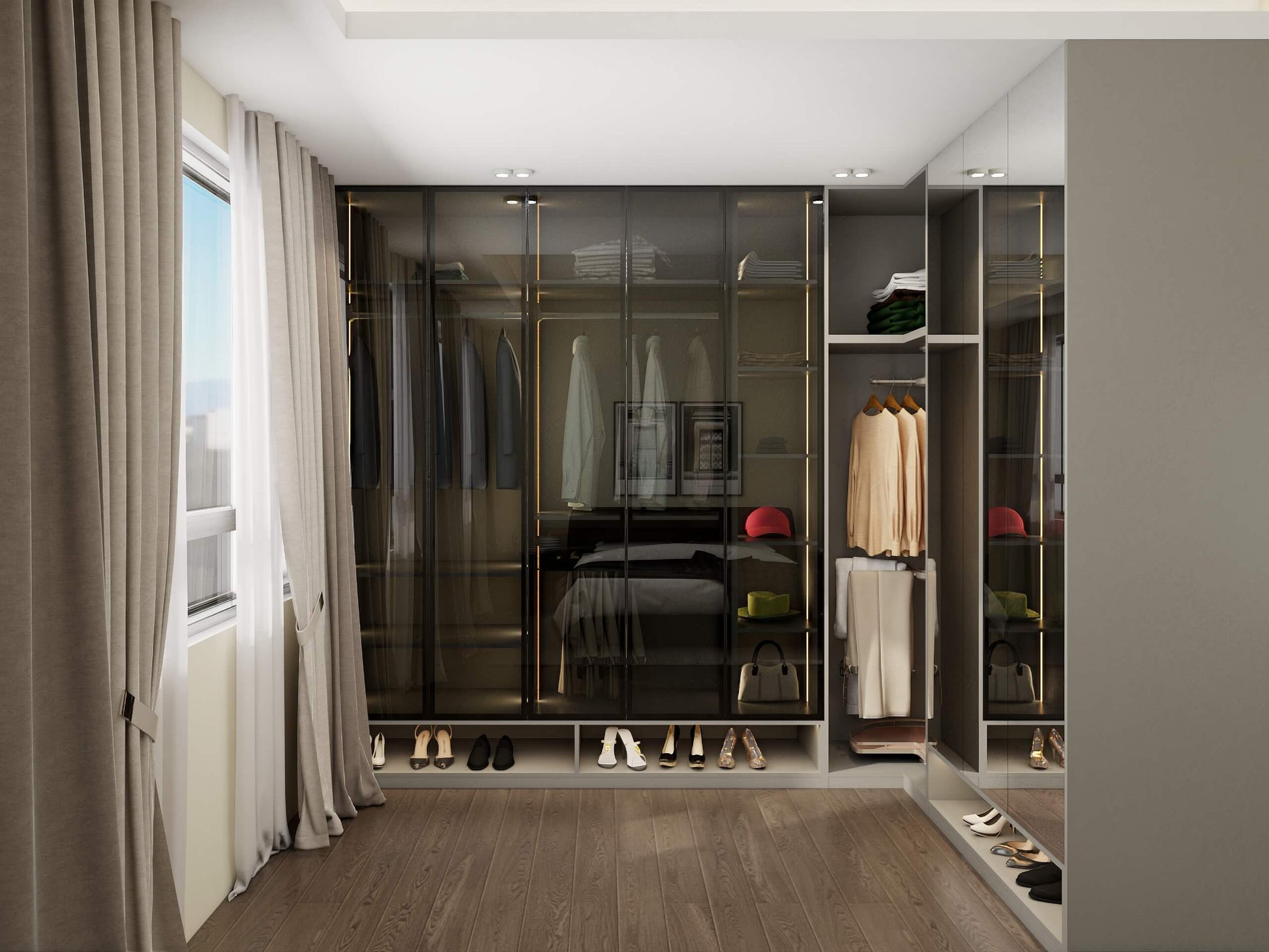 Master's Bedroom Closet Design 1-3