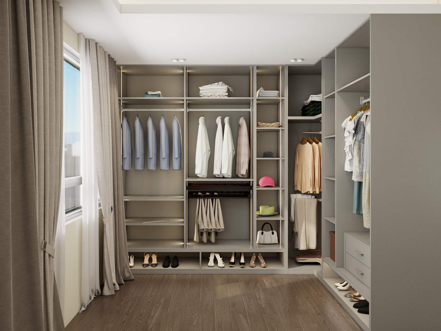 Master's Bedroom Closet Design 1-4