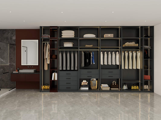 Modern Bedroom Closet Designs B1